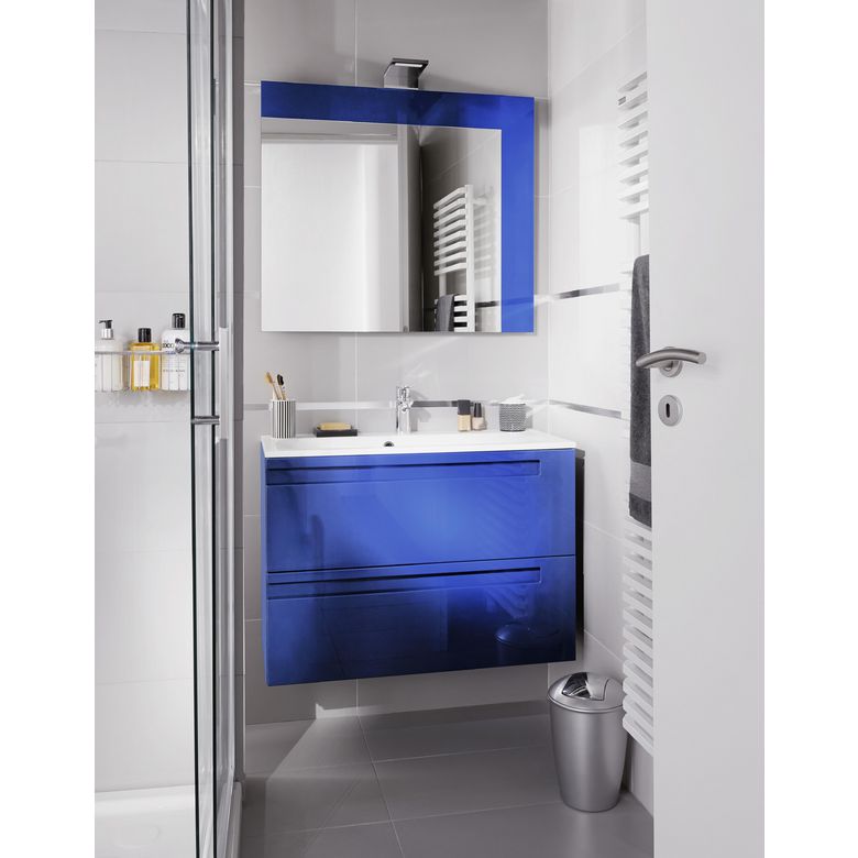 Plan vasque simple 120 cm résine INFINY - Lapeyre