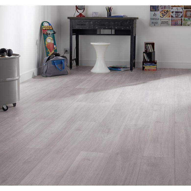 Plinthe 3 en 1  ACTUAL chêne gris 15-58-80 x 12 x L.220 Main Image