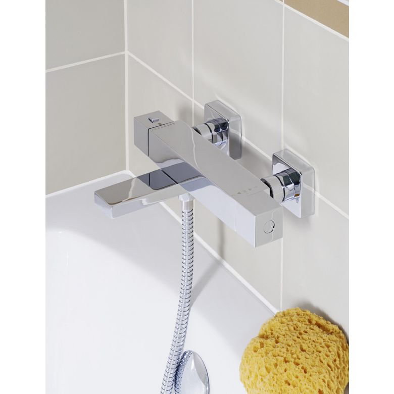 Mitigeur thermostatique baignoire Diamant bec rabattable - Salle de bains