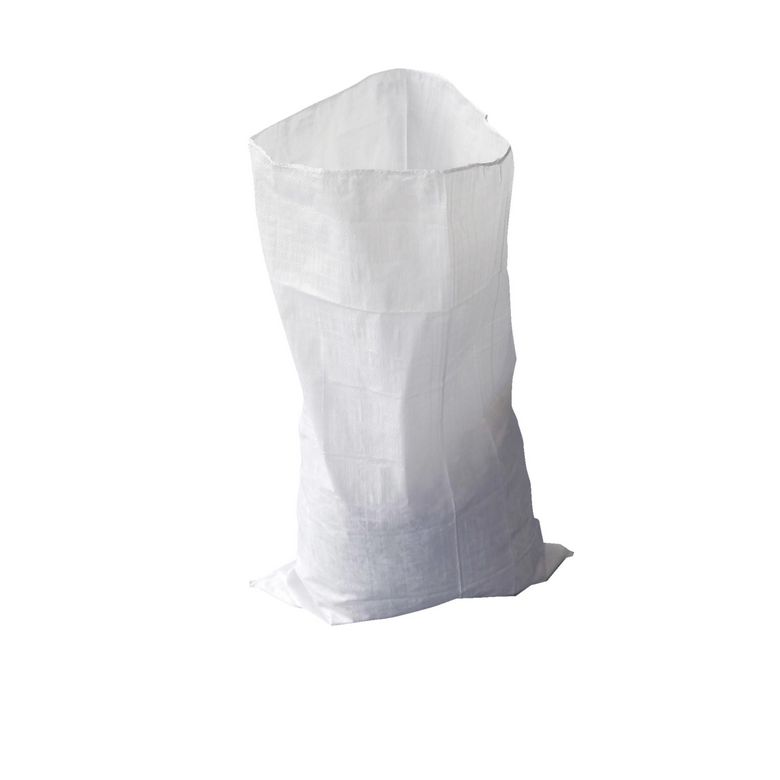 10 Sacs à gravat blanc tressé en Polypropylène 55x95 de 70 litres Main Image
