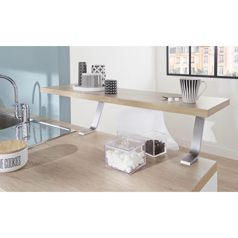 Console pour plan snack en inox brossé Main Image