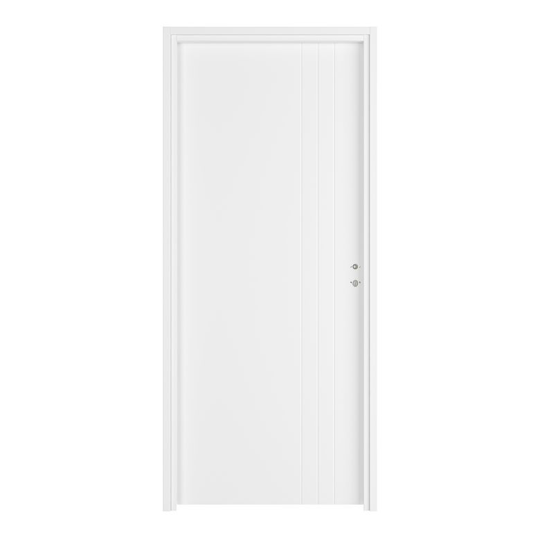 Bloc-porte acoustique LINE *** Laqué Blanc - Fin de chantier