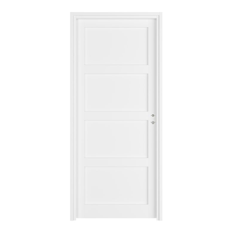 Bloc-porte ELEGANCE *** Laqué Blanc - Fin de chantier