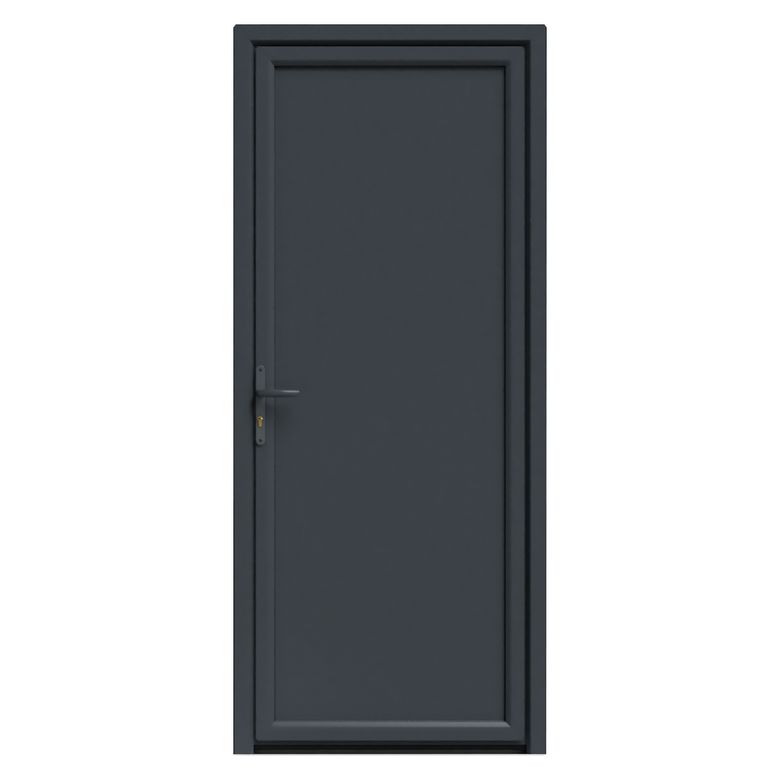 Porte de service Aria PVC pleine - Lapeyre