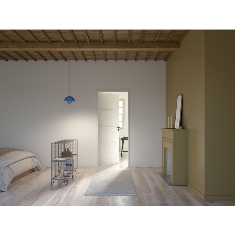 Bloc-porte fin de chantier blanc laqué ELEGANCE| Lapeyre