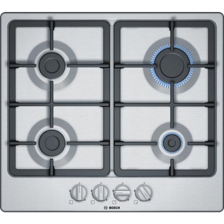 Table gaz inox 4 foyers Bosch PGP6B5B90 Main Image