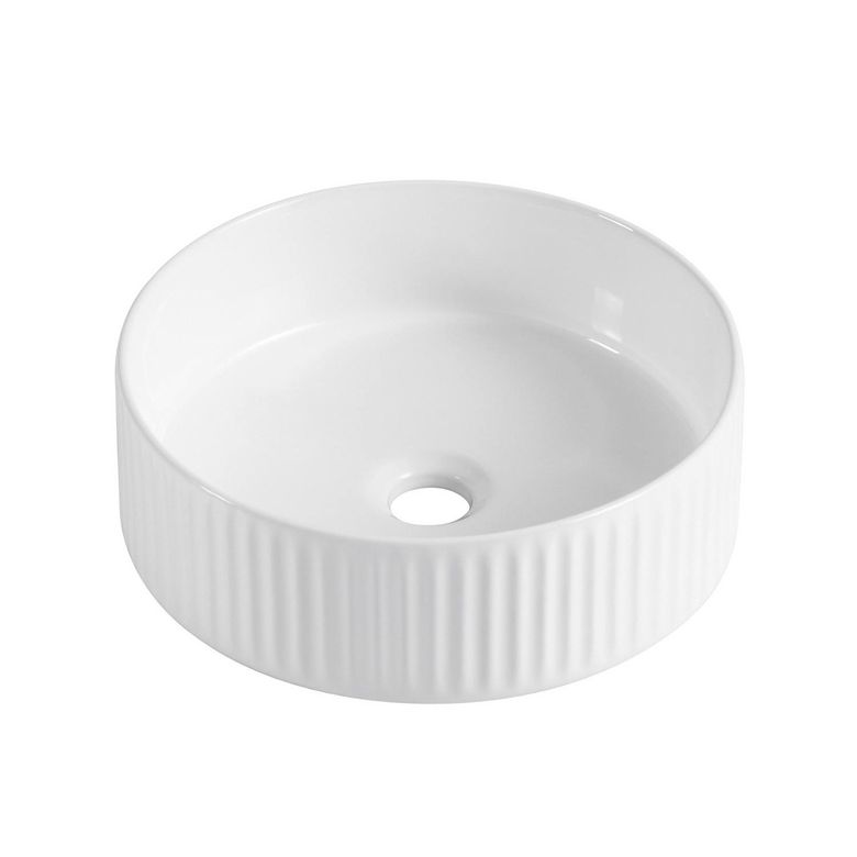 Vasque à poser céramique ronde RELIEF