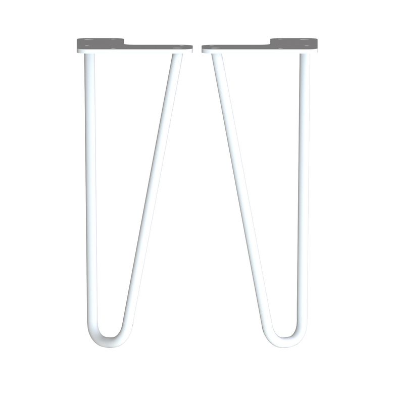 Lot de 2 pieds EPINGLE pour meuble sous vasque