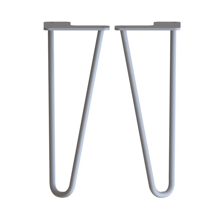 Lot de 2 pieds EPINGLE pour meuble sous vasque