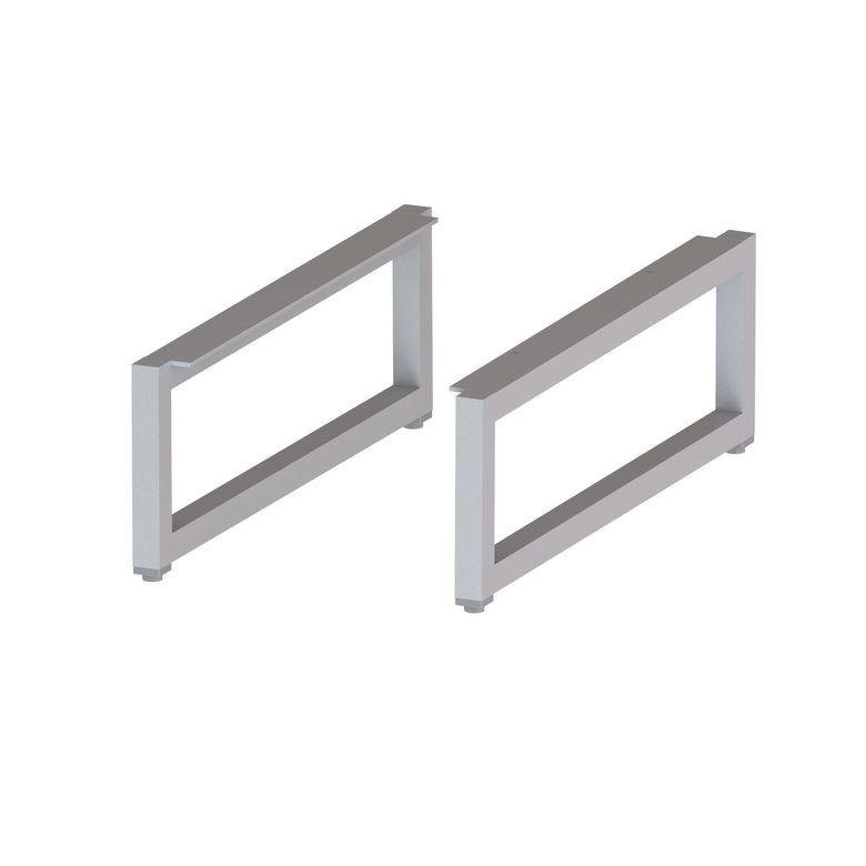 Lot de 2 pieds STRUCTURE pour meuble sous vasque  | Lapeyre