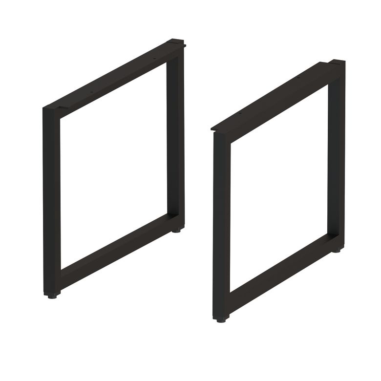 Lot de 2 pieds STRUCTURE pour meuble sous vasque