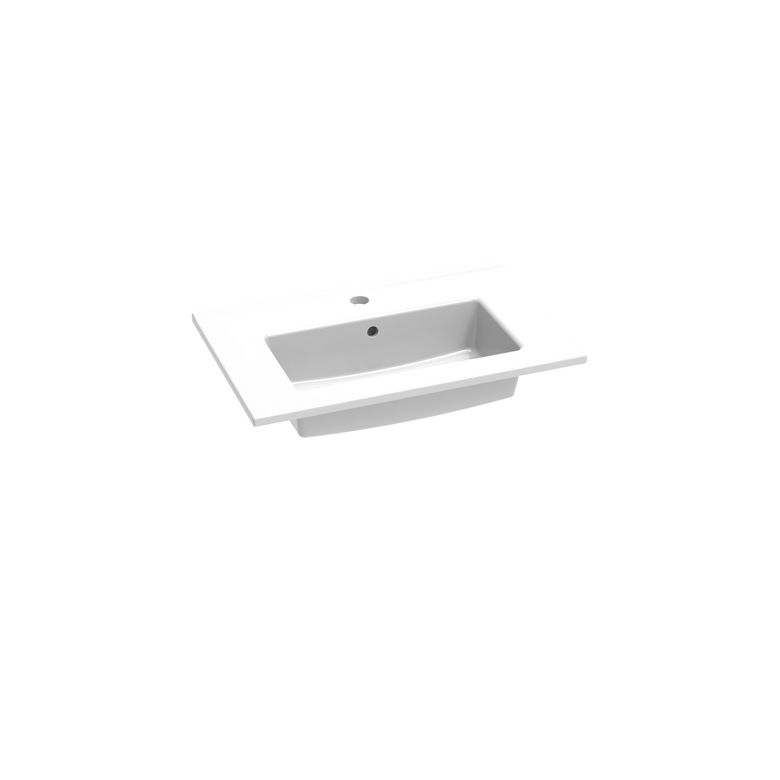 Plan céramique FORMEO blanc 1 vasque L61 P39 Main Image