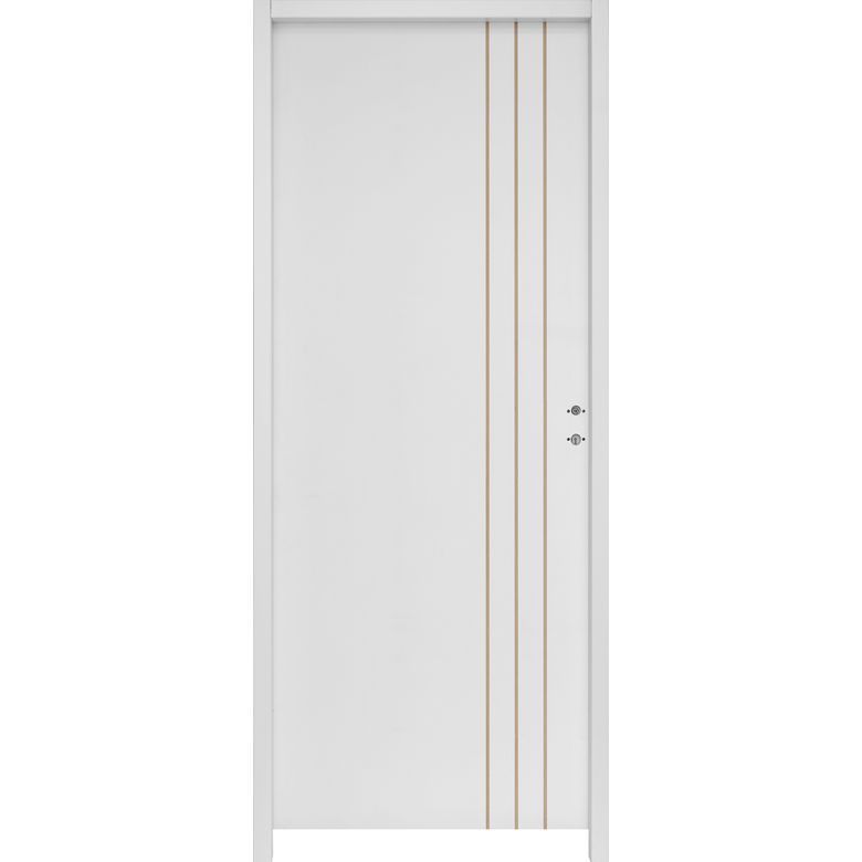 Bloc-porte acoustique LINE * prépeint - Huisserie 90 | Lapeyre