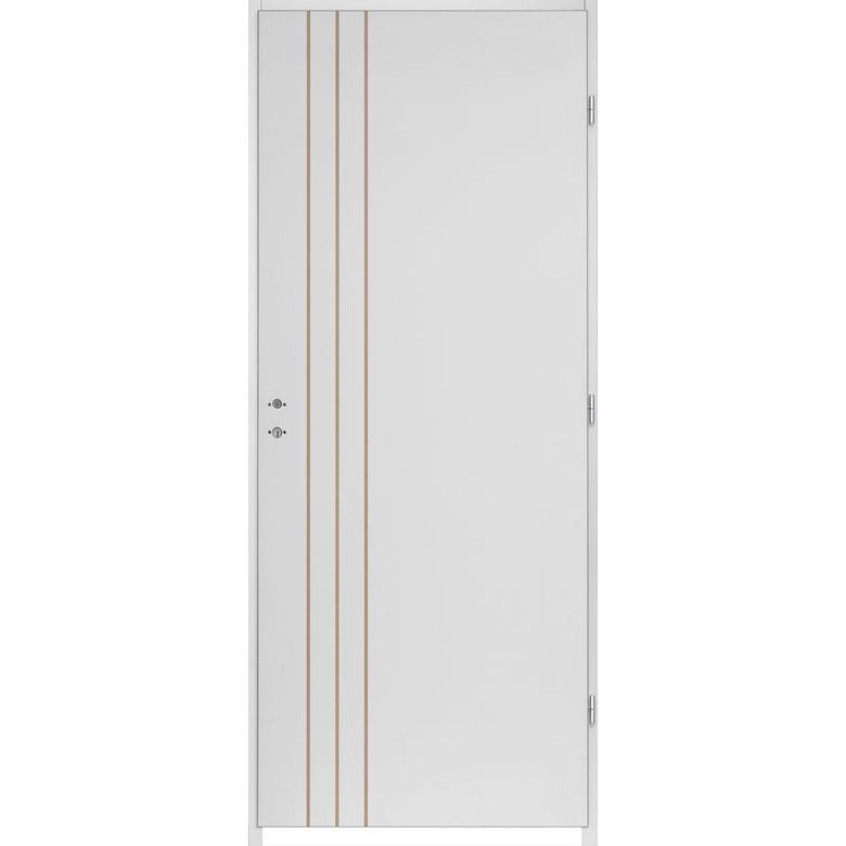Bloc-porte acoustique LINE * prépeint - Huisserie 90 | Lapeyre