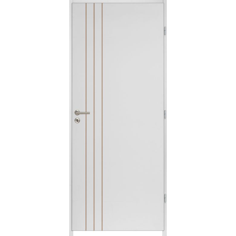Bloc-porte acoustique LINE * prépeint - Huisserie 90 | Lapeyre