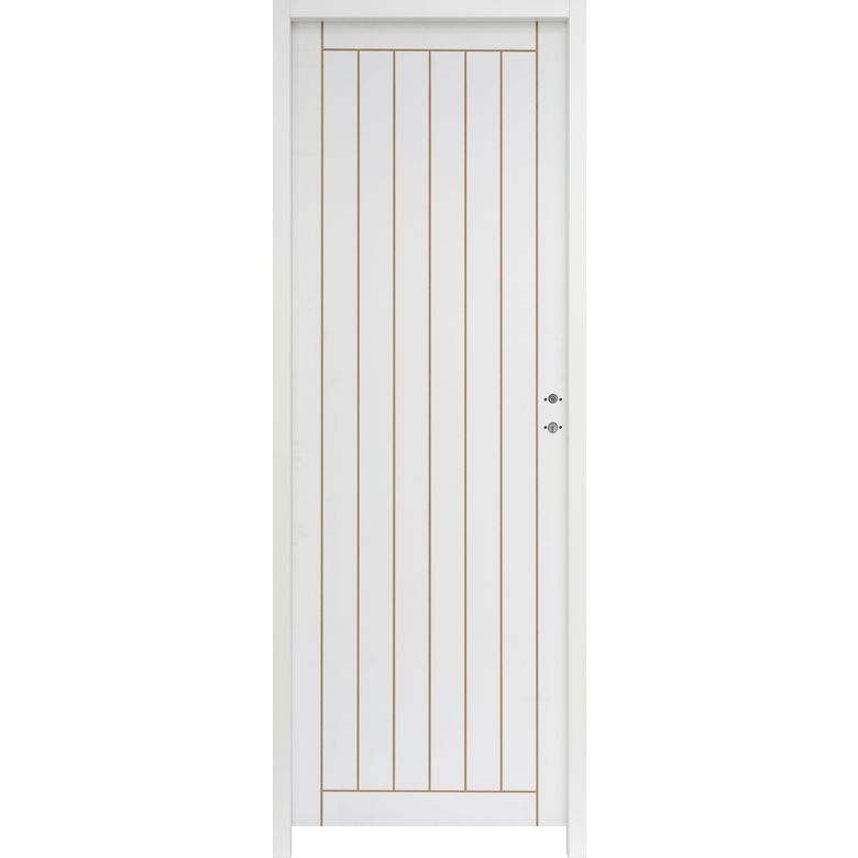 Bloc-porte thermique VERTICALE * à peindre - Huisserie 72 | Lapeyre