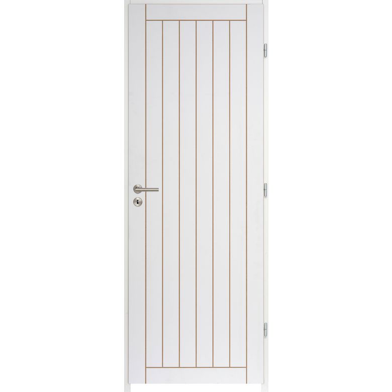 Bloc-porte thermique VERTICALE * à peindre - Huisserie 72 | Lapeyre