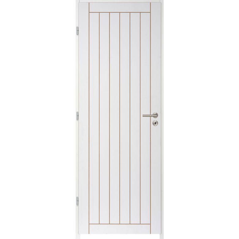 Bloc-porte VERTICALE * à peindre - Huisserie 90 | Lapeyre