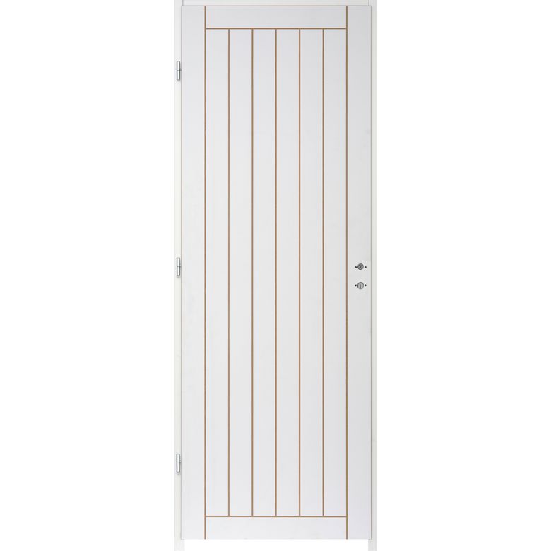 Bloc-porte VERTICALE * à peindre - Huisserie 90 | Lapeyre