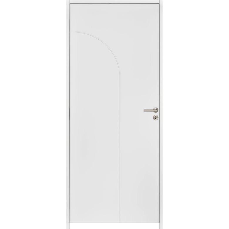 Bloc-porte acoustique huisserie 90 blanc laqué ARCHE***|Lapeyre