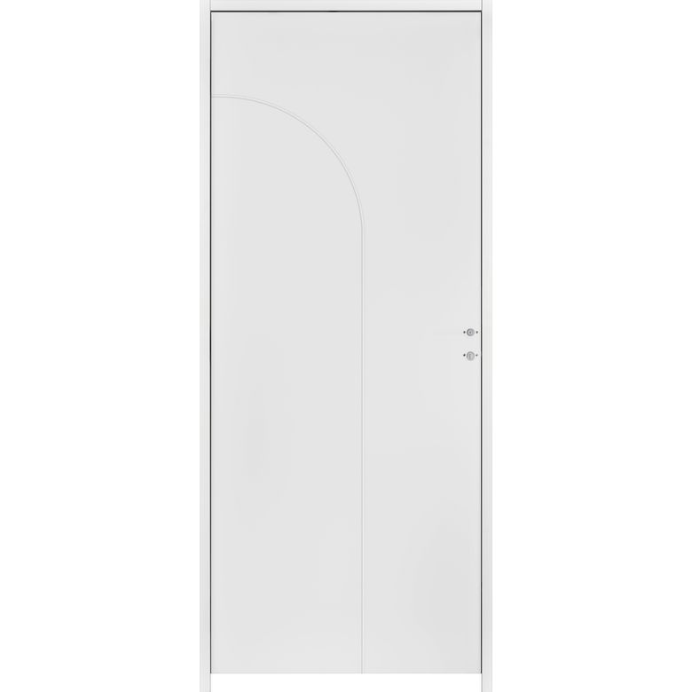 Bloc-porte acoustique huisserie 90 blanc laqué ARCHE***|Lapeyre