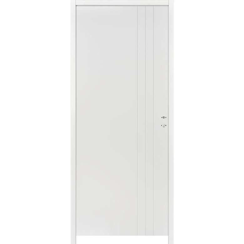Bloc-porte acoustique LINE *** Laqué Blanc - Huisserie 90