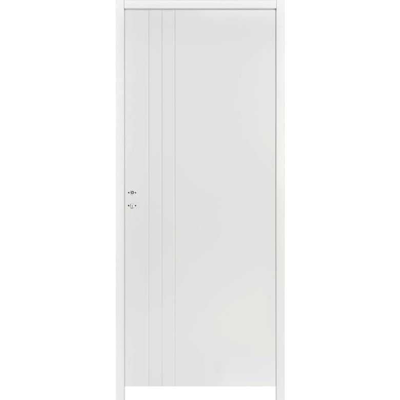 Bloc-porte acoustique LINE *** Laqué Blanc - Huisserie 90