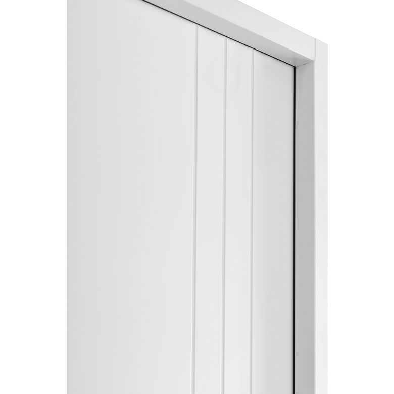 Bloc-porte thermique huisserie 90 blanc laqué LINE| Lapeyre