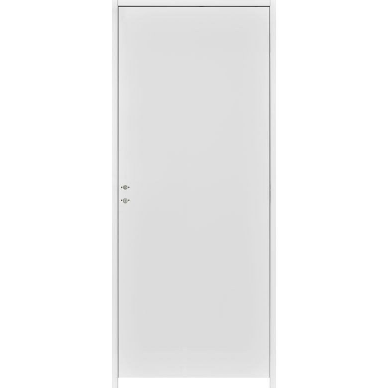 Bloc-porte acoustique Huisserie 90 blanc laqué ROMY***| Lapeyre