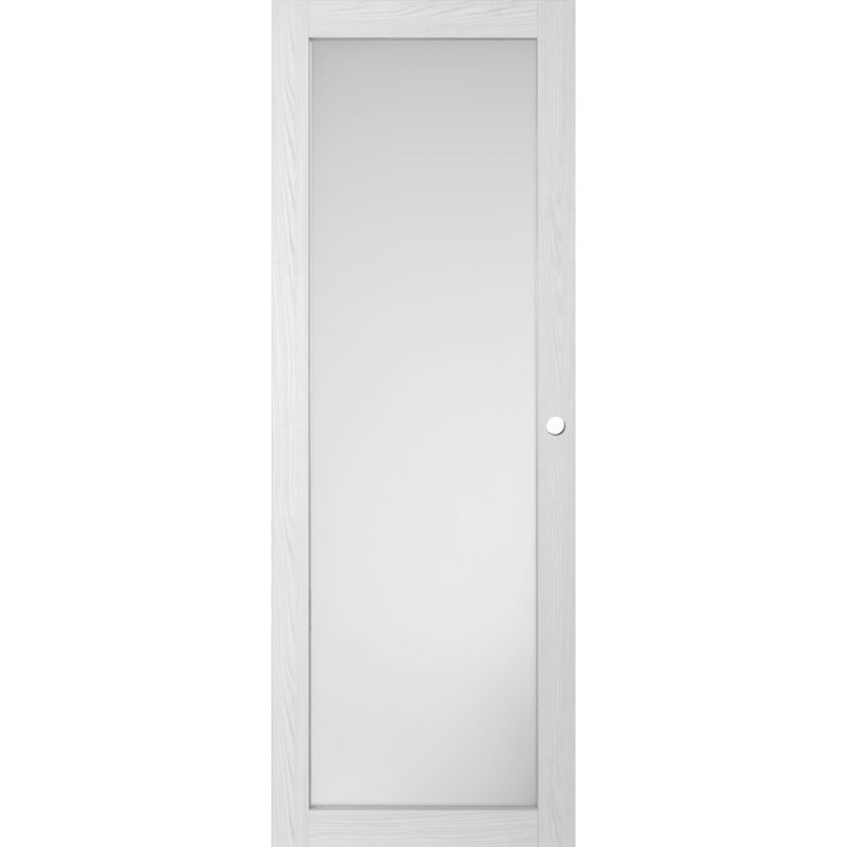 Porte coulissante ROXIE grand vitrage - sans serrure