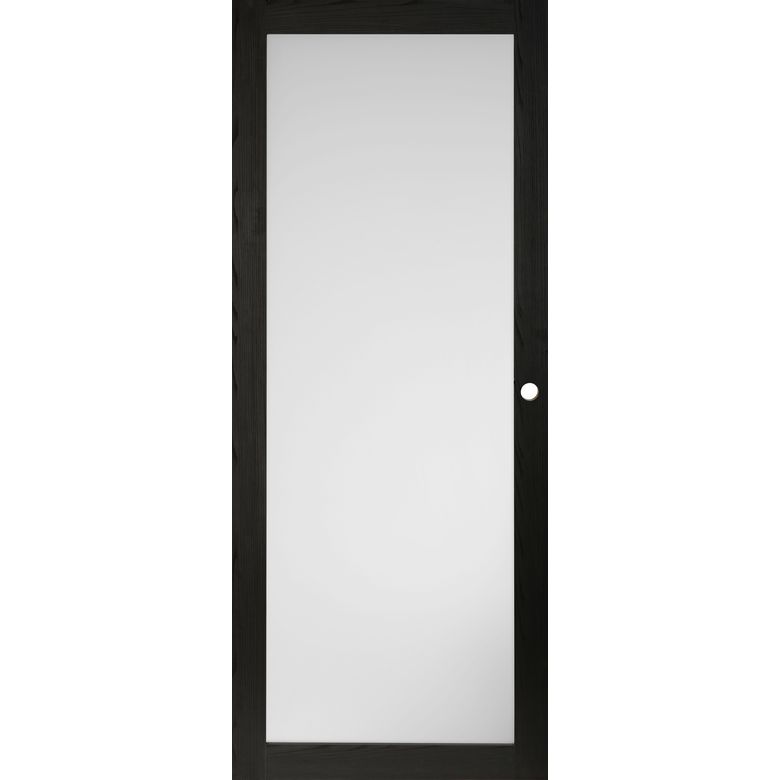 Porte coulissante ROXIE grand vitrage - sans serrure
