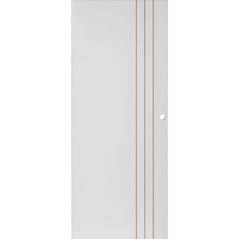 Porte coulissante LINE * prépeint - sans serrure