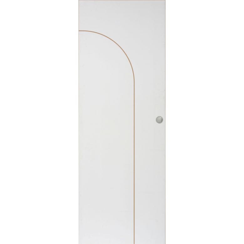 Porte coulissante prêt-à-peindre ARCHE ALVEO|Lapeyre