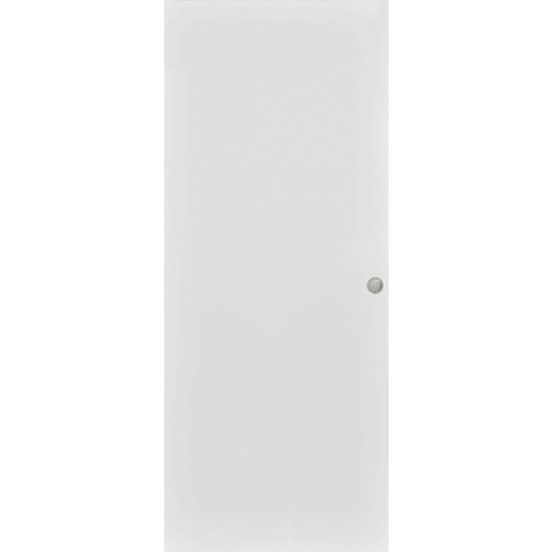 Porte coulissante blanc laqué ROMY***| Lapeyre