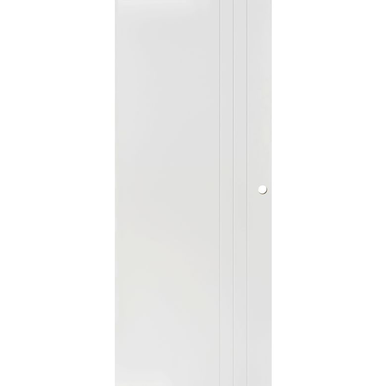 Porte coulissante LINE *** Laqué Blanc - avec serrure