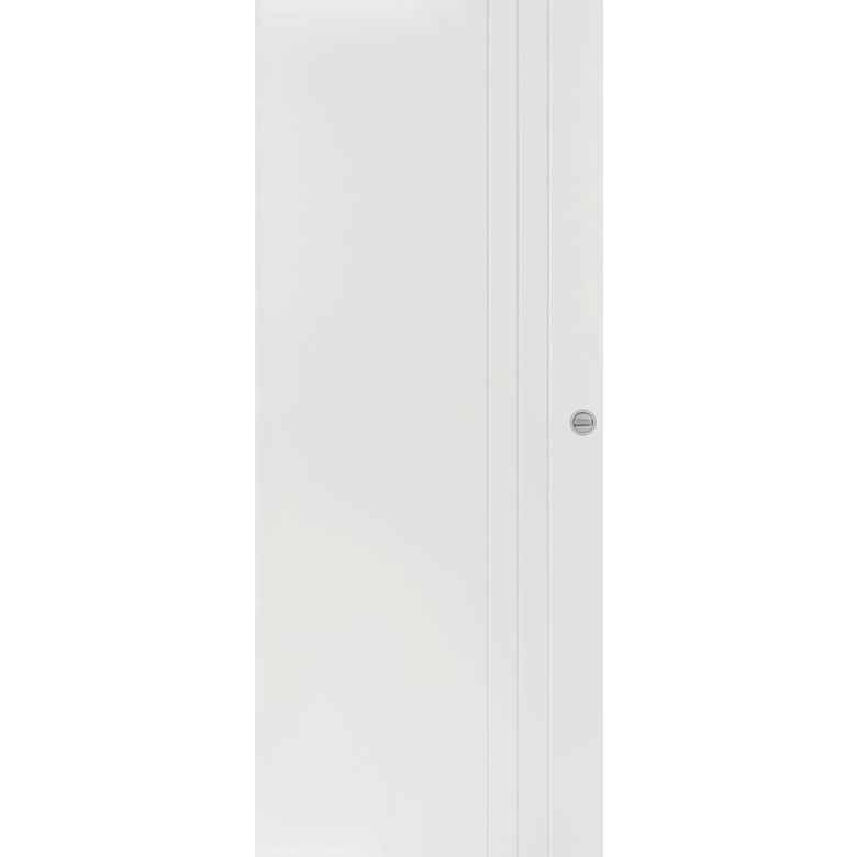Porte coulissante blanc laqué LINE ALVEO| Lapeyre
