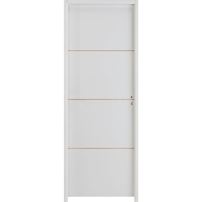 Bloc-porte HARMONIE ** Thermique Prépeint Blanc - Huisserie 72 - H.204 x l.73 G Main Image