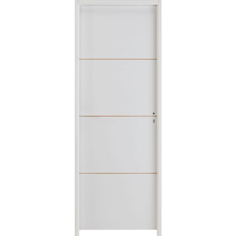 Bloc-porte HARMONIE ** Thermique Prépeint Blanc - Huisserie 90 - H.204 x l.73 D Main Image