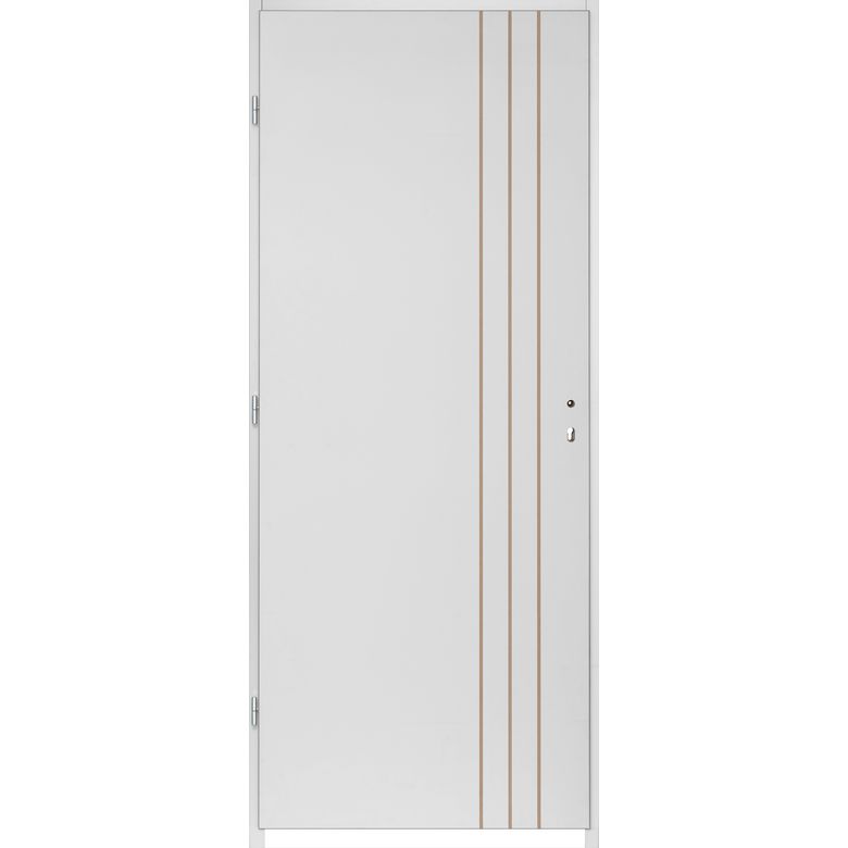 Bloc-porte thermique LINE * prépeint - Huisserie 72 | Lapeyre