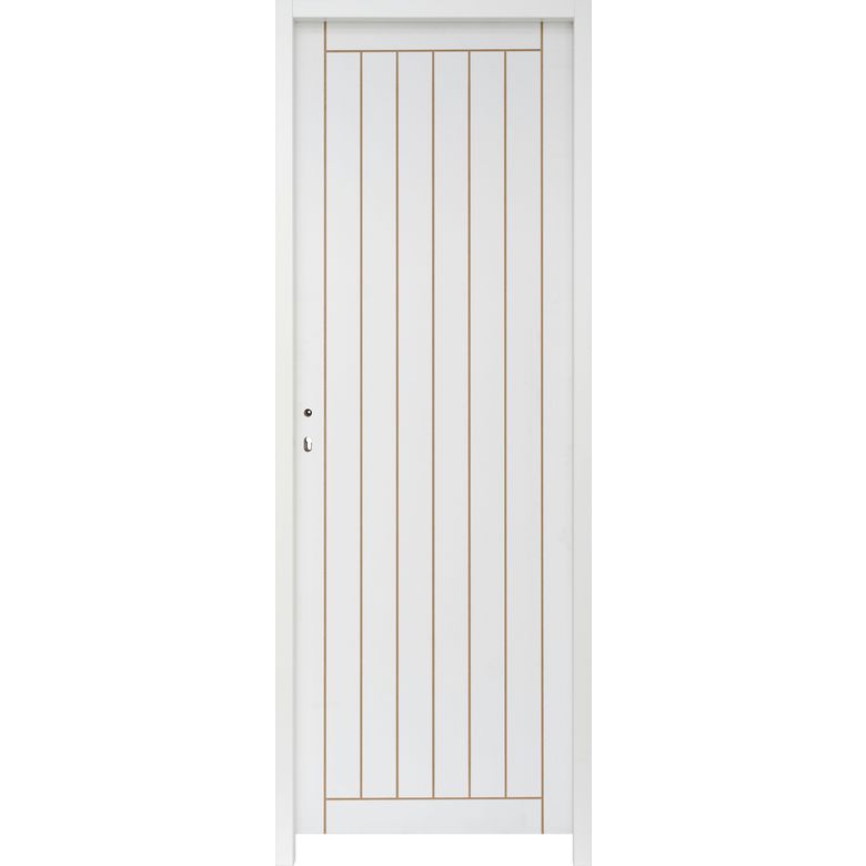 Bloc-porte thermique VERTICALE * à peindre - Huisserie 90