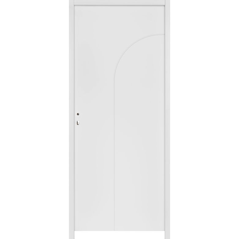 Bloc-porte thermique ARCHE*** Laqué Blanc - Huisserie 90