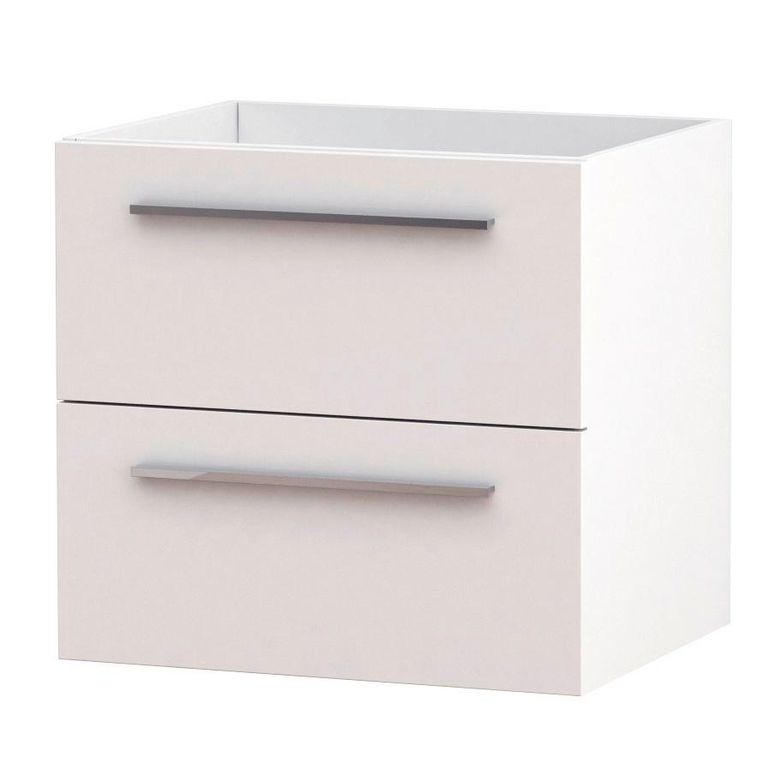 Meuble sous-vasque L.60 cm, 2 tiroirs FOKUS25