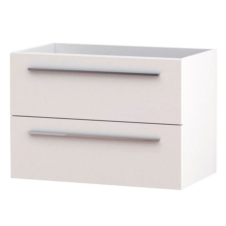 Meuble sous-vasque L.80 cm, 2 tiroirs FOKUS25
