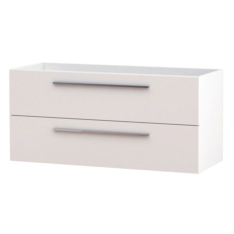 Meuble sous-vasque L.120 cm, 2 tiroirs FOKUS25