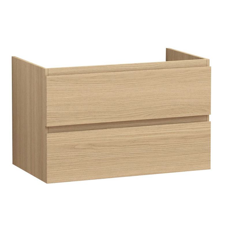 Meuble sous-vasque L.80 cm, 2 tiroirs HAPPY25