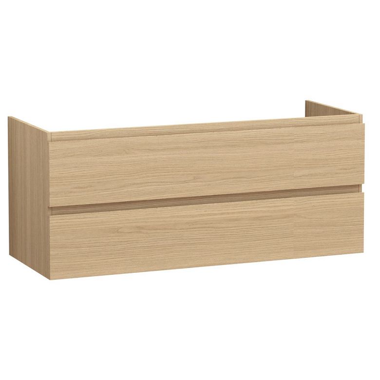 Meuble sous-vasque L.120 cm, 2 tiroirs HAPPY25