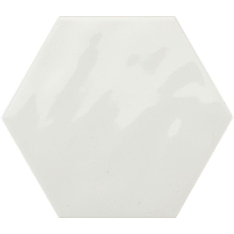 Carrelage sol et mur CHRYSTEL BLANC BRILLANT 15X17,3 cm