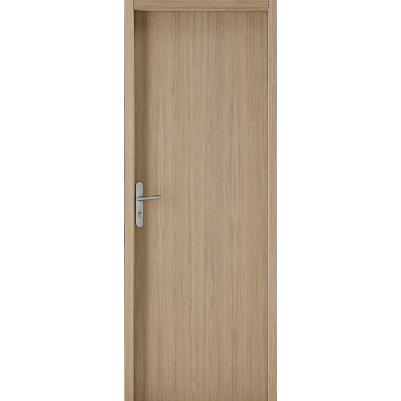 Bloc-porte Fin de chantier RAKEL ** Thermique Chêne plaqué - Huisserie 70