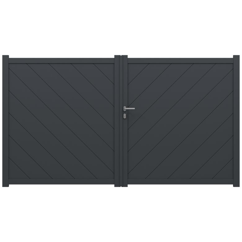 Portail battant aluminium SIBARI