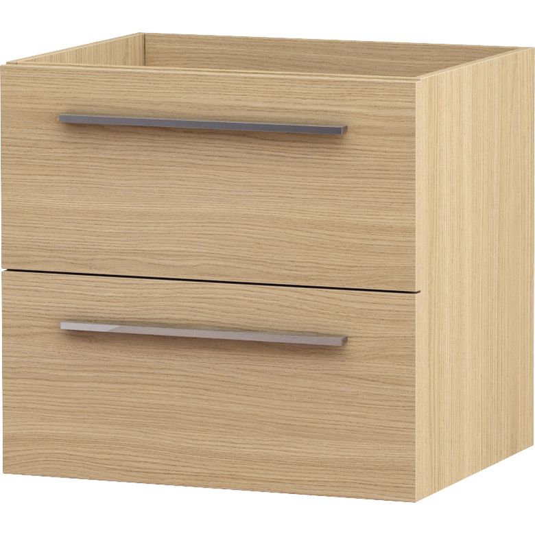 Meuble sous-vasque L.60 cm, 2 tiroirs FOKUS25